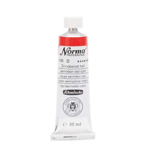 Norma oil color 35 ml, vermilion light (g.p. 1L=315,71€)